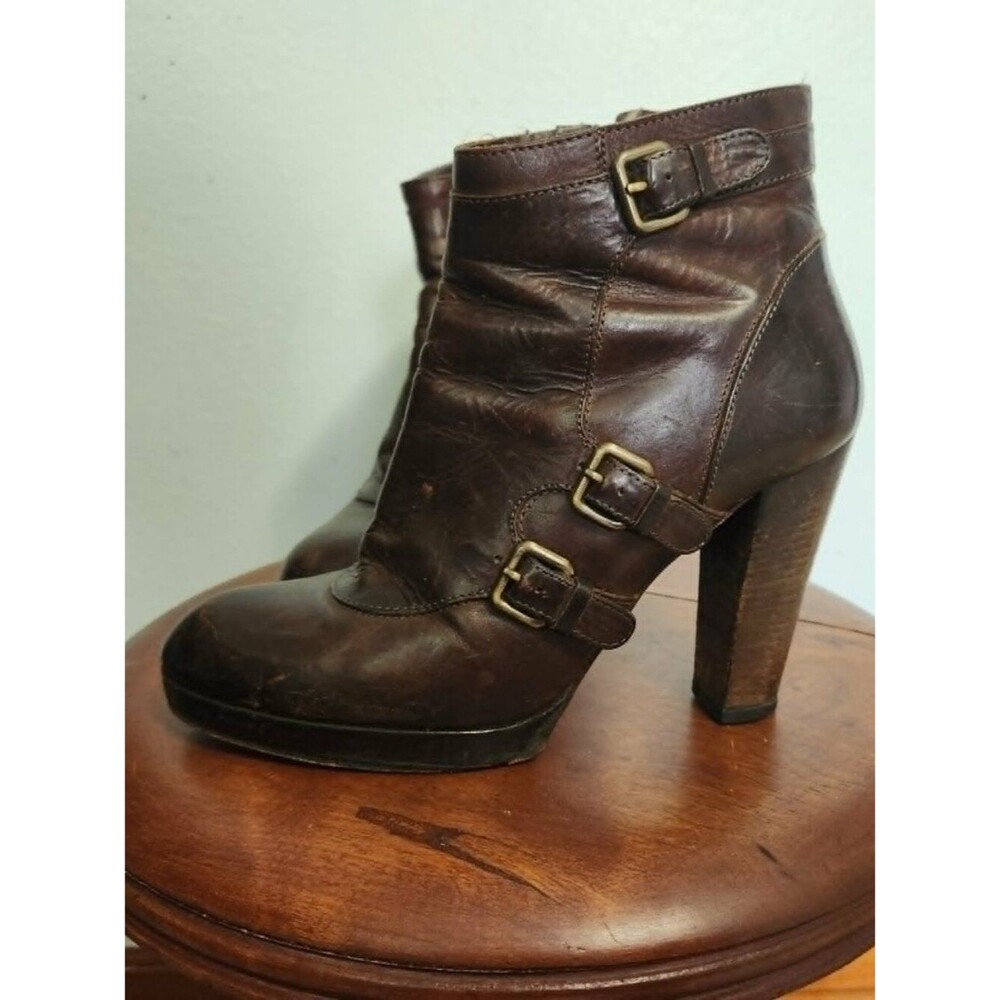 Derek Lam Leather Ankle Boots Zip, EU39/US8-8.5